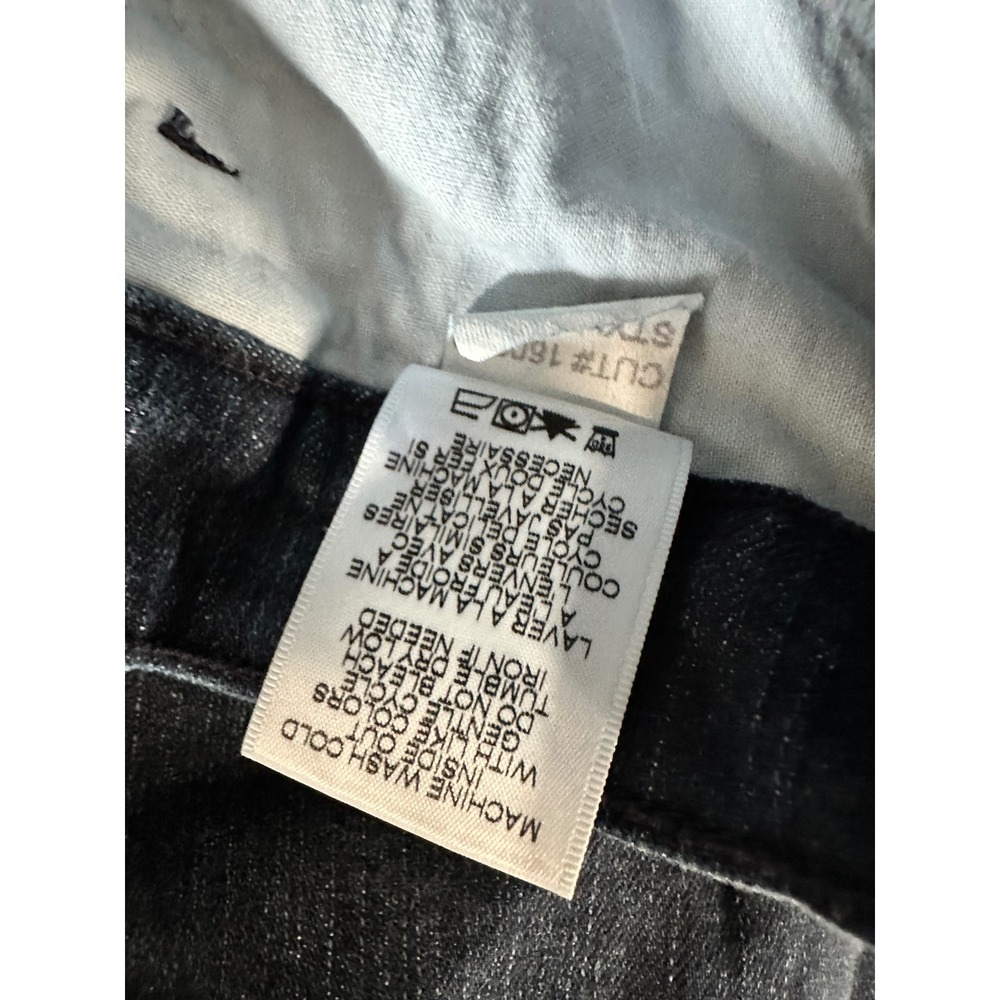 Not Your Daughters Jeans Womens Dark Wash Straight Leg Stretch‎ Denim Jeans sz 8 - Picture 4 of 6